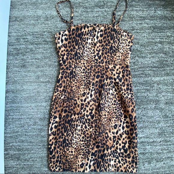 animal print body con dress - Picture 5 of 6